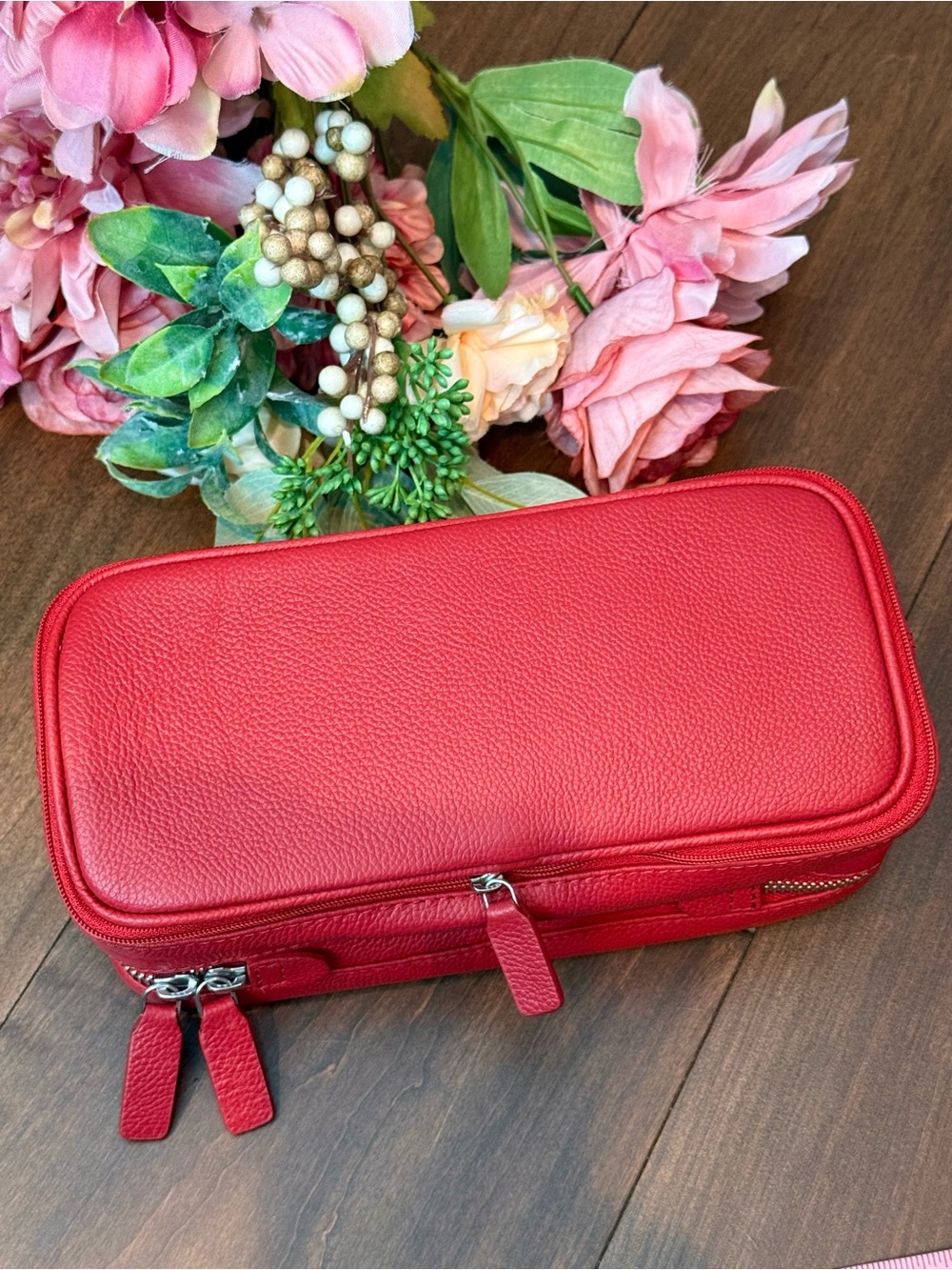 Sundance Leather Jewelry Expandable Travel Storage Bag - Picture 10 of 17